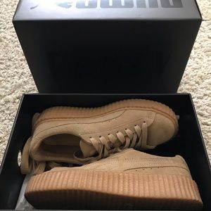 FENTY Suede Oatmeal Creepers